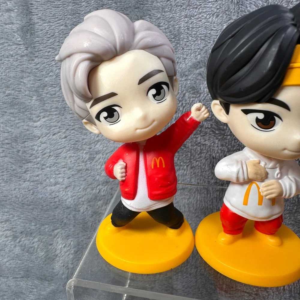 McDonald's K-Pop Chibi Figure Lot of 7 Mixed Year Promo‎ Collectible Toys